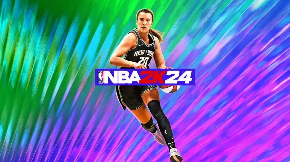 Sabrina Ionescu NBA 2K24 Cover Sabrina Ionescu NBA 2K24 Cover