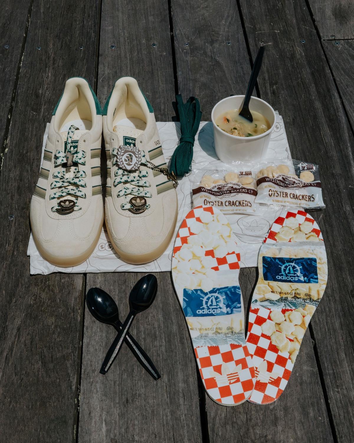 adidas Gazelle, adidas - Sneaker Junkies x adidas Gazelle "蛤蜊雜燴 "9 月 13 日發售
