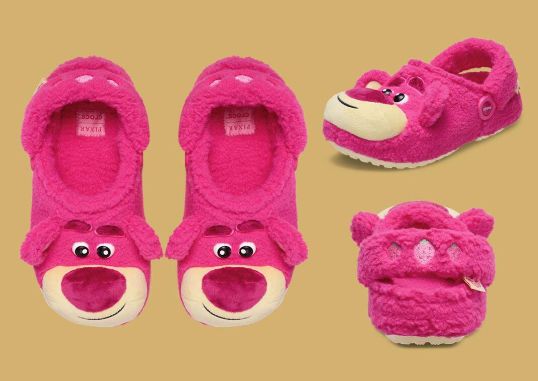 Crocs - 玩具總動員》中的抱抱熊出現在 Crocs 經典木屐上