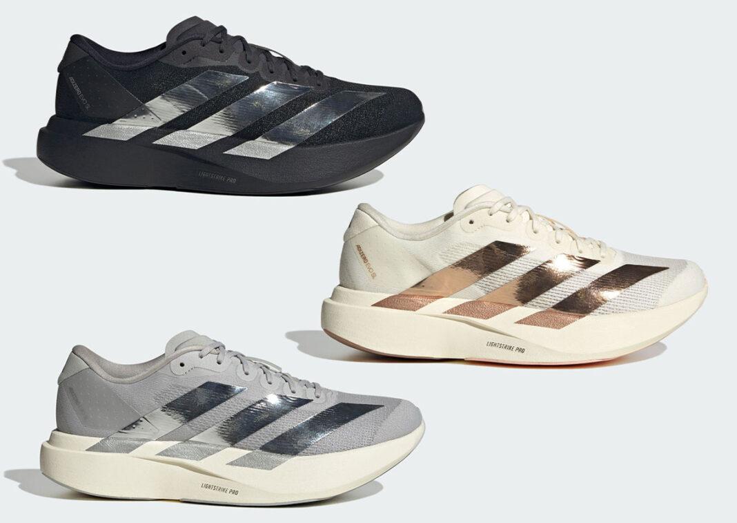 Off-White, adidas adiZero, adidas - 阿迪達斯 Adizero Evo SL 閃耀 "金屬條紋 "改頭換面