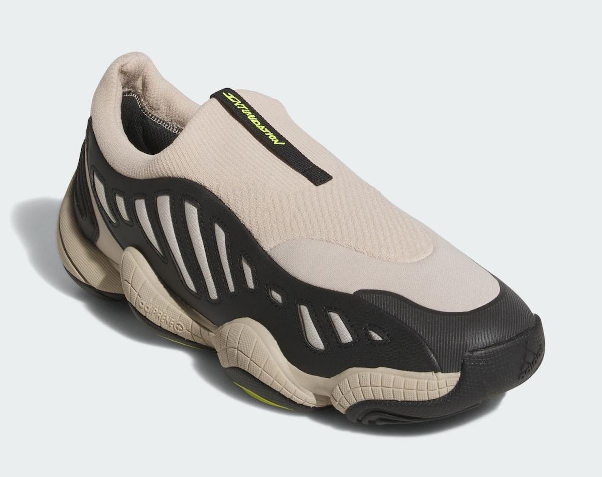 adidas Intimidation, adidas - 阿迪達斯 Intimidation Low Slip-On 鞋款以 "黑色 "和 "奇妙米色 "亮相
