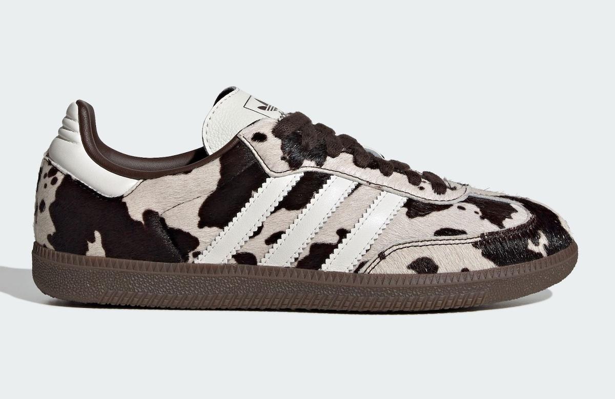 阿迪達斯 Samba 為 2025 年秋季推出 "牛印 "套裝 adidas Samba, adidas - 阿迪達斯 Samba 為 2025 年秋季推出 "牛印 "套裝