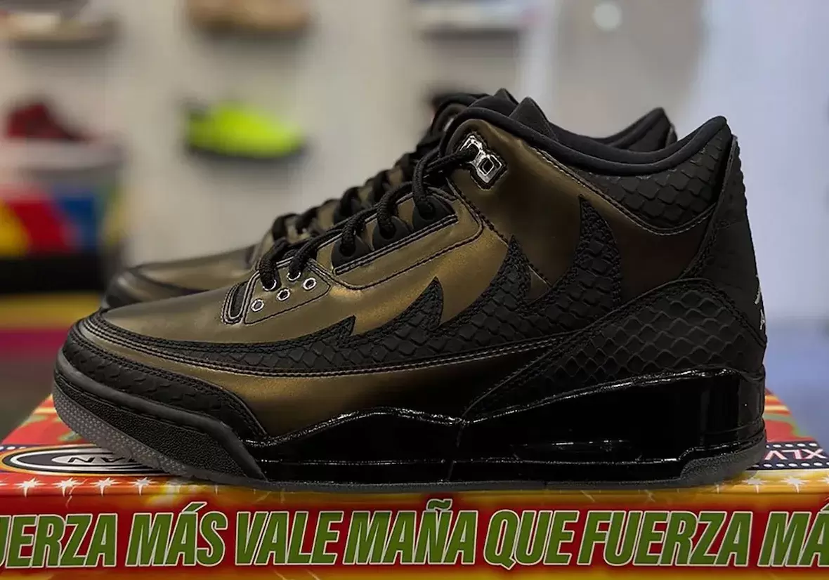 Air Jordan 3 "El Vuelo" 黑色樣品曝光 Jordan Brand, Air Jordan 3, Air Jordan - Air Jordan 3 "El Vuelo" 黑色樣品曝光