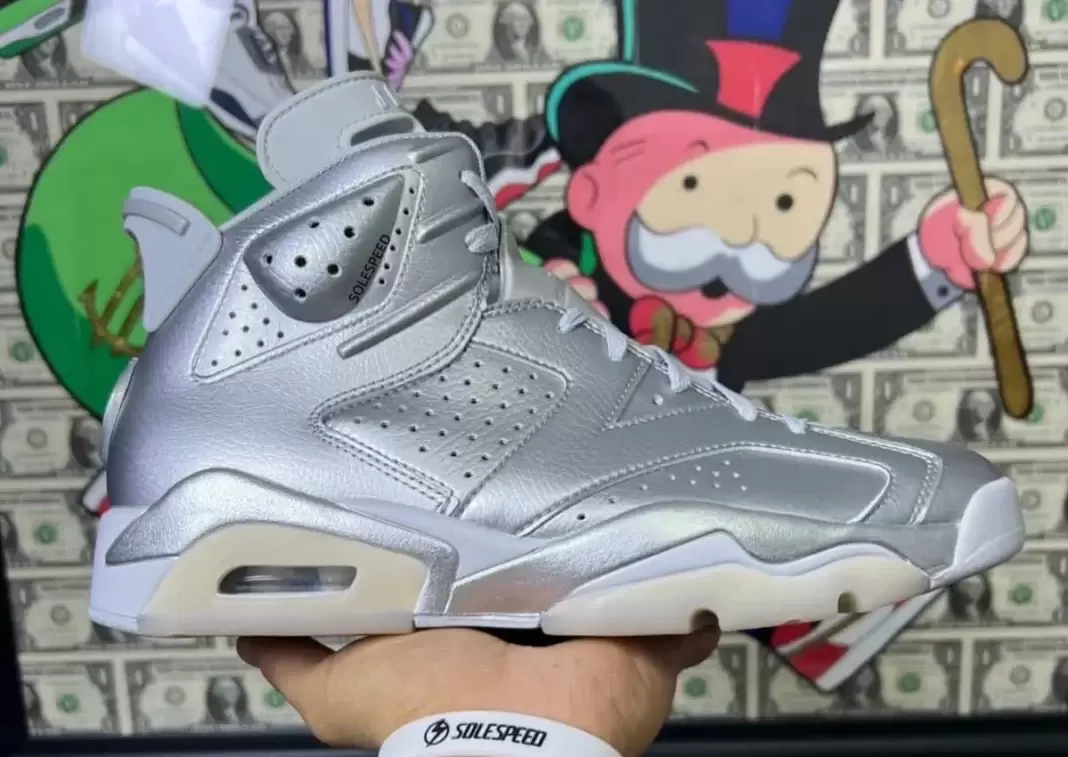 PSG, Air Jordan 6 PSG, Air Jordan 6, Air Jordan - 第一印象：PSG x Air Jordan 6 "金屬銀 "系列