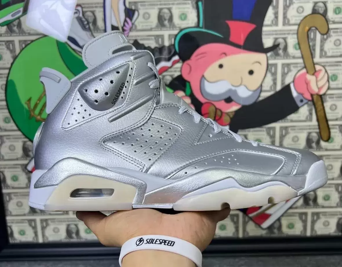 第一印象:PSG x Air Jordan 6 "金屬銀 "系列 PSG, Air Jordan 6 PSG, Air Jordan 6, Air Jordan - 第一印象:PSG x Air Jordan 6 "金屬銀 "系列