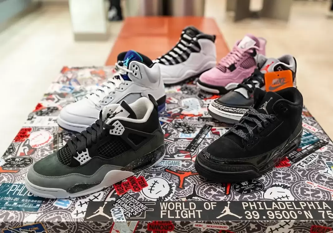 Jordan Brand, Air Jordan 4, Air Jordan 3, Air Jordan 1 Low, Air Jordan 1 - 喬丹飛行世界費城店開業，獨家補貨