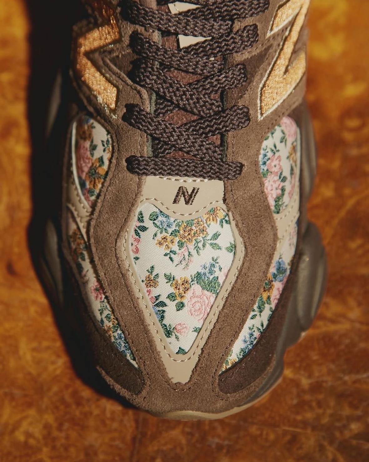 atmos Pink x New Balance 9060 "永恆之美 "增加了花朵裝飾 New Balance 9060, New Balance, atmos - atmos Pink x New Balance 9060 "永恆之美 "增加了花朵裝飾