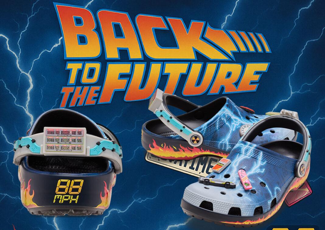 Crocs - 回到未來》x Crocs 經典木屐引入標志性的雷擊場景