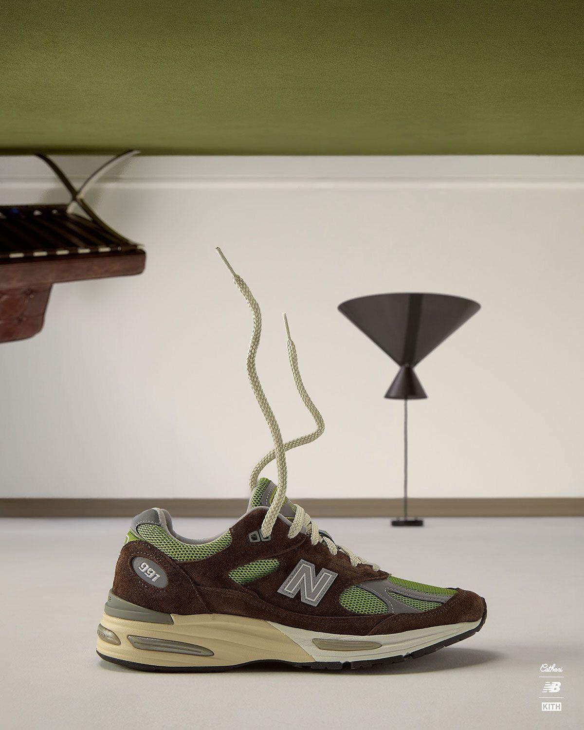 丹妮爾-卡塔里 x New Balance 991v2 "反向抹茶 "翻轉口味 New Balance 991v2, New Balance 991, New Balance, KITH - 丹妮爾-卡塔里 x New Balance 991v2 "反向抹茶 "翻轉口味