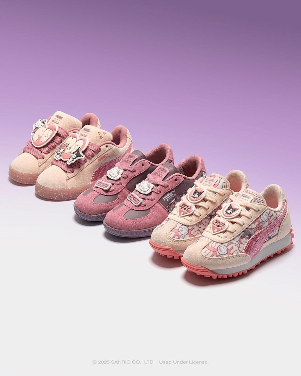 PUMA 與 Sanrio 再度攜手,推出 "Hello Kitty 和朋友們 "趣味兒童裝 PUMA Suede, PUMA Palermo, PUMA Easy Rider, PUMA Carina, Puma, Hello Kitty - PUMA 與 Sanrio 再度攜手,推出 "Hello Kitty 和朋友們 "趣味兒童裝
