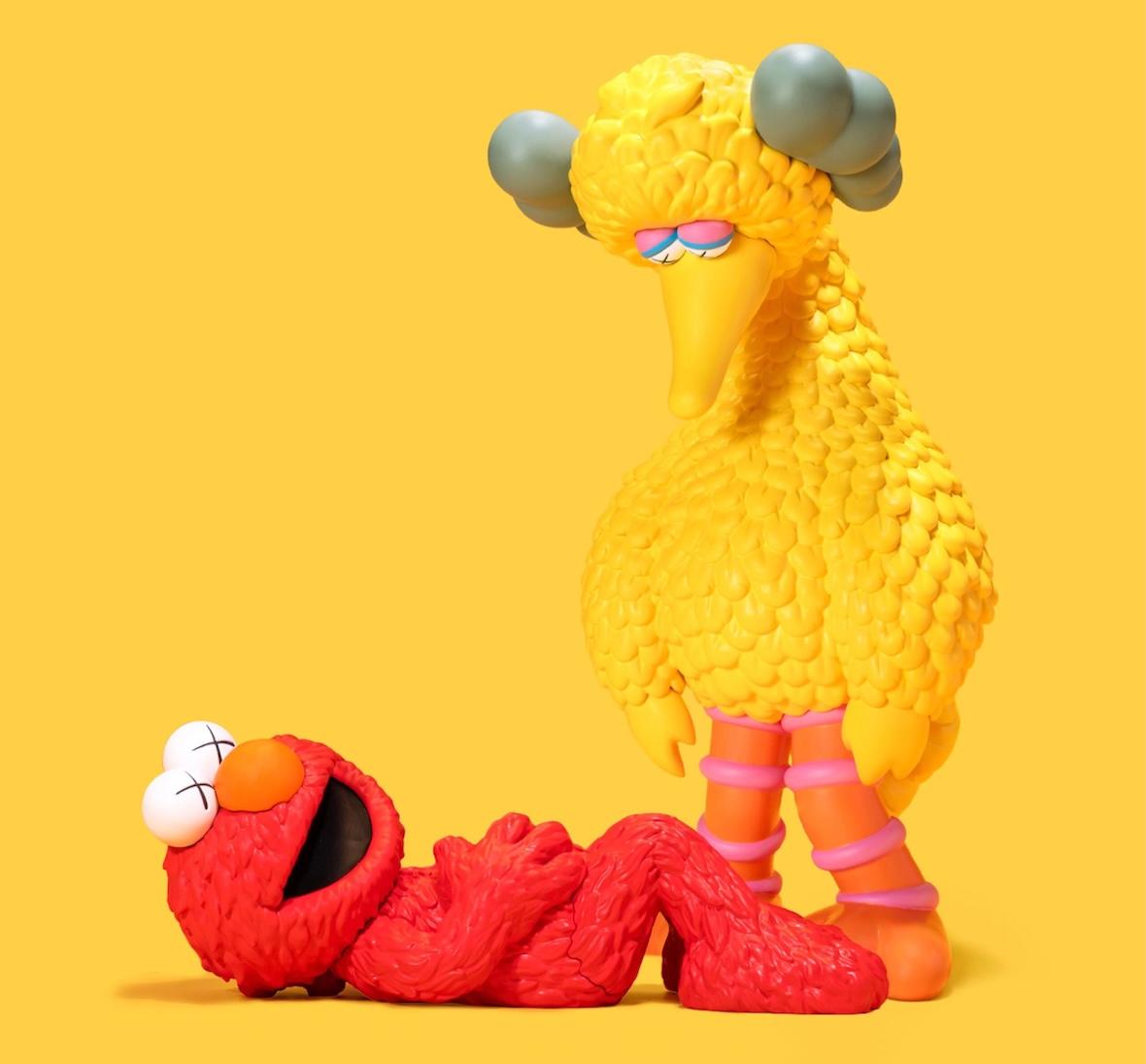 KAWS x 芝麻街搪膠公仔喚醒童年記憶 KAWS - KAWS x 芝麻街搪膠公仔喚醒童年記憶