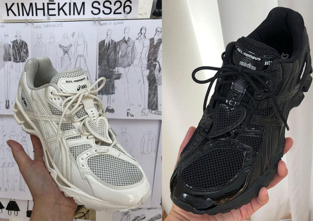 ASICS Gel Nimbus, asics - ASICS 攜 KIMHĒKIM 的心形裝飾 GEL-Nimbus 10.1 走進天橋