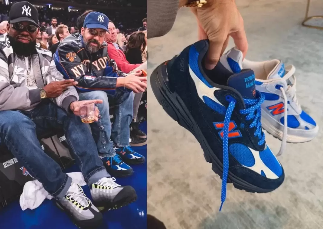 New Balance 993, New Balance, KITH - 羅尼-菲格的 Kith x New Balance 993 "尼克斯 "系列延續 MSG 傳統