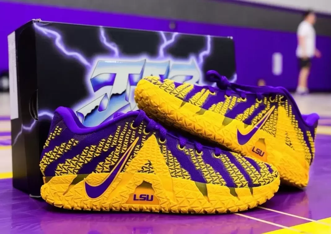 Nike Ja 3, Nike, Ja Morant - 耐克 Ja 3 "LSU Tigers" PE 在 2025-26 賽季前亮相