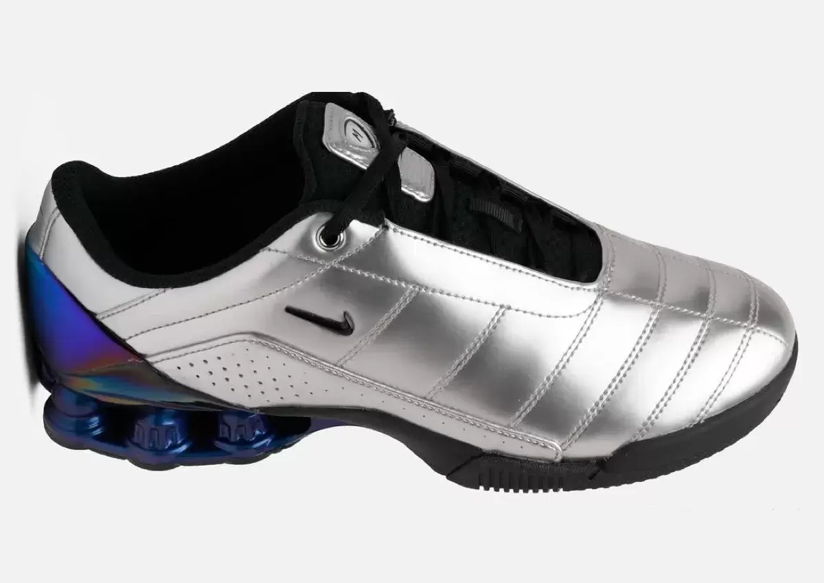 馬哈-阿姆斯特丹 x 耐克 T90 Shox Magia "黑色/金屬銀 "10 月 31 日發售 Nike Total 90, Nike T90 Shox Magia, Nike Shox, Nike - 馬哈-阿姆斯特丹 x 耐克 T90 Shox Magia "黑色/金屬銀 "10 月 31 日發售