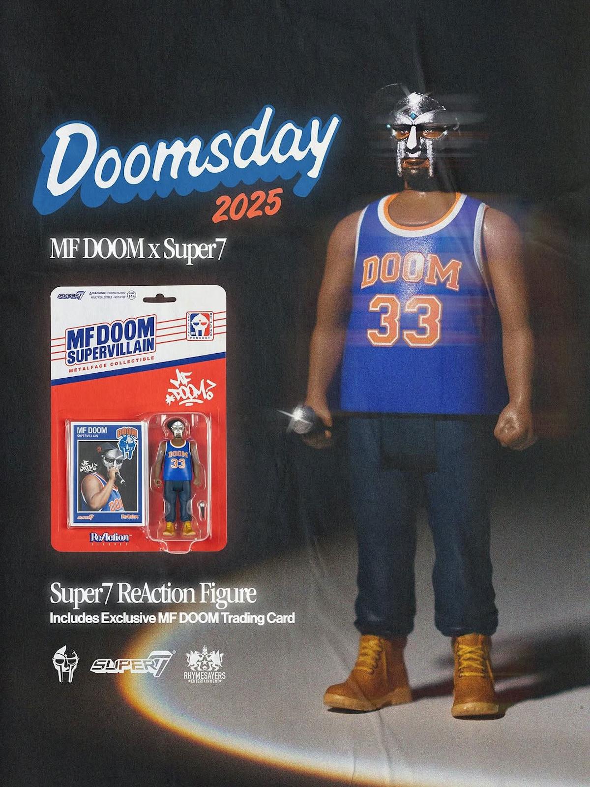 MF DOOM - MF DOOM 的標志性面具與尼克斯隊的藍色和橙色在新款膠囊中相映成趣