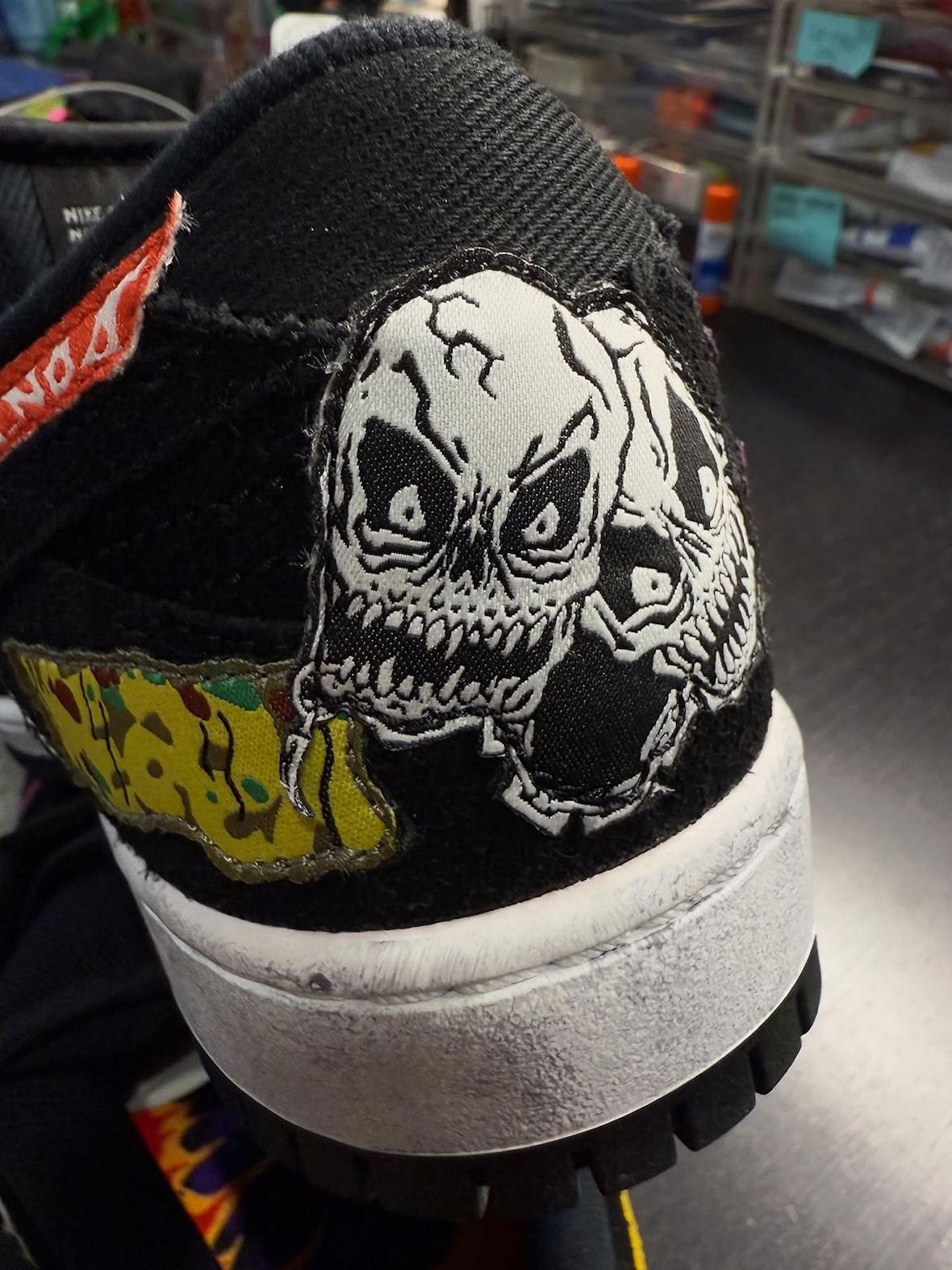Neckface x Nike SB Dunk Low 樣品以狂野的拼接細節浮出水面 Nike SB Dunk Low, Nike SB, Nike, Neckface - Neckface x Nike SB Dunk Low 樣品以狂野的拼接細節浮出水面