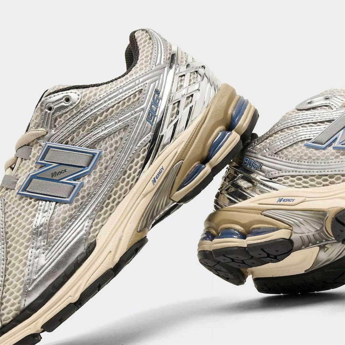 新百倫 1906R "銀色/藍色 "重現 2000 年代跑步者的活力 New Balance 1906, New Balance - 新百倫 1906R "銀色/藍色 "重現 2000 年代跑步者的活力