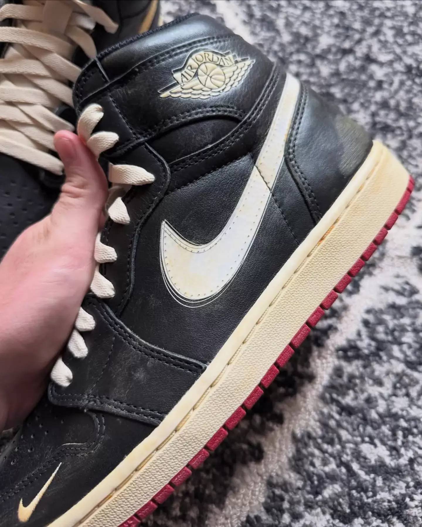 奈傑爾-希爾維斯特 x Air Jordan 1 High OG "Better With Time" 樣品曝光 Nigel Sylvester x Air Jordan 1, Nigel Sylvester, Air Jordan 1, Air Jordan - 奈傑爾-希爾維斯特 x Air Jordan 1 High OG "Better With Time" 樣品曝光