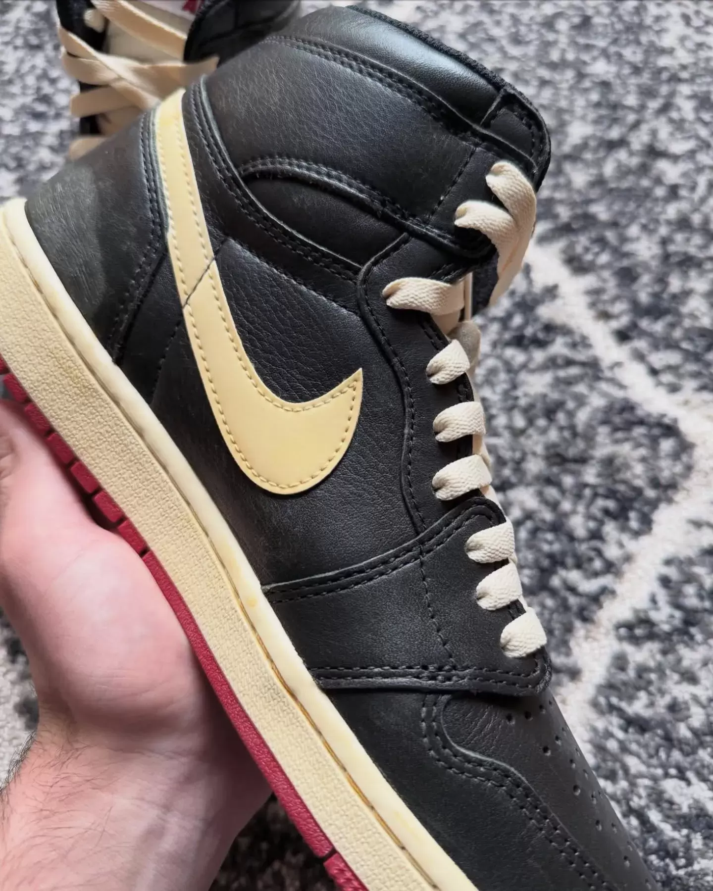 奈傑爾-希爾維斯特 x Air Jordan 1 High OG "Better With Time" 樣品曝光 Nigel Sylvester x Air Jordan 1, Nigel Sylvester, Air Jordan 1, Air Jordan - 奈傑爾-希爾維斯特 x Air Jordan 1 High OG "Better With Time" 樣品曝光