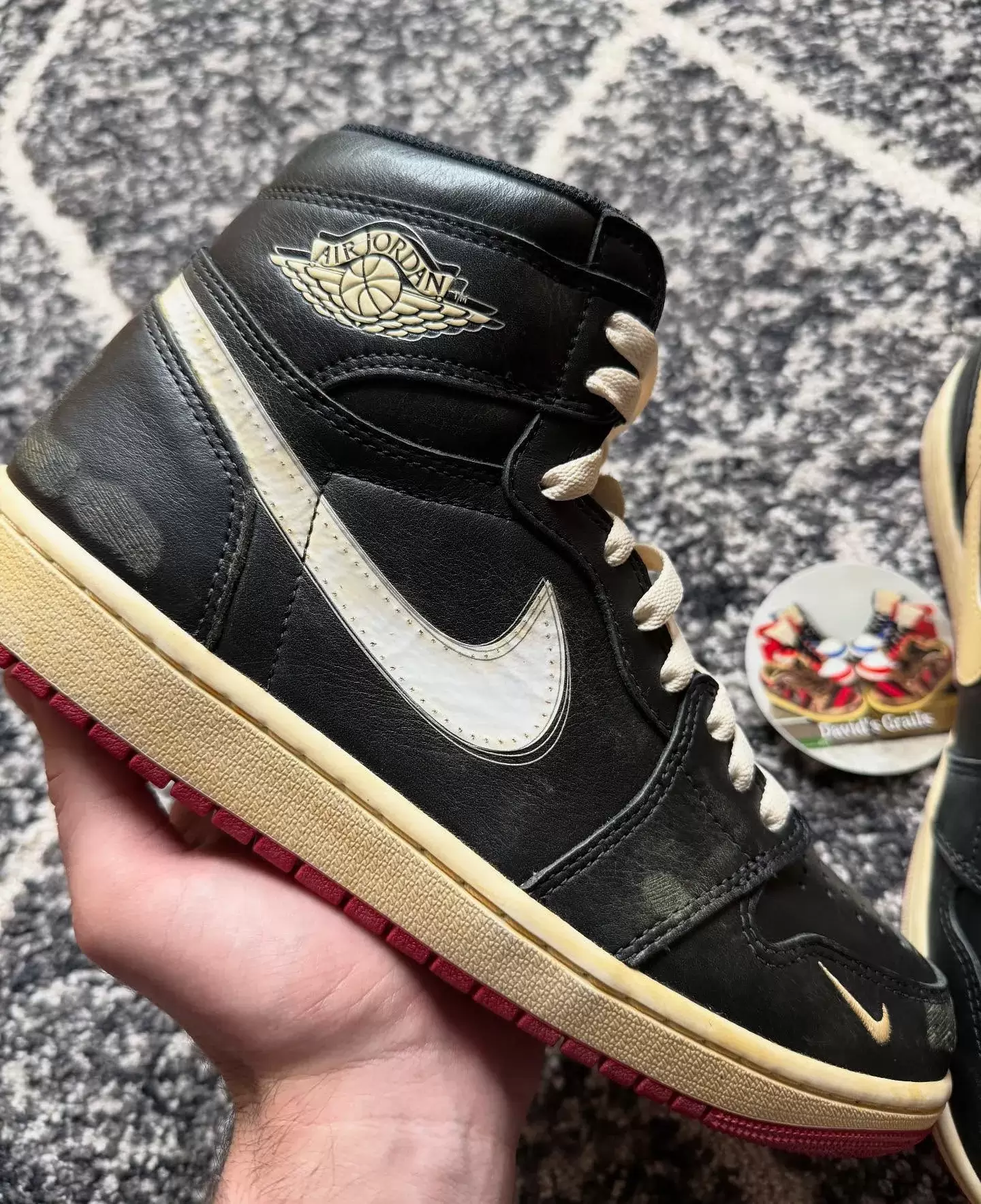 奈傑爾-希爾維斯特 x Air Jordan 1 High OG "Better With Time" 樣品曝光 Nigel Sylvester x Air Jordan 1, Nigel Sylvester, Air Jordan 1, Air Jordan - 奈傑爾-希爾維斯特 x Air Jordan 1 High OG "Better With Time" 樣品曝光