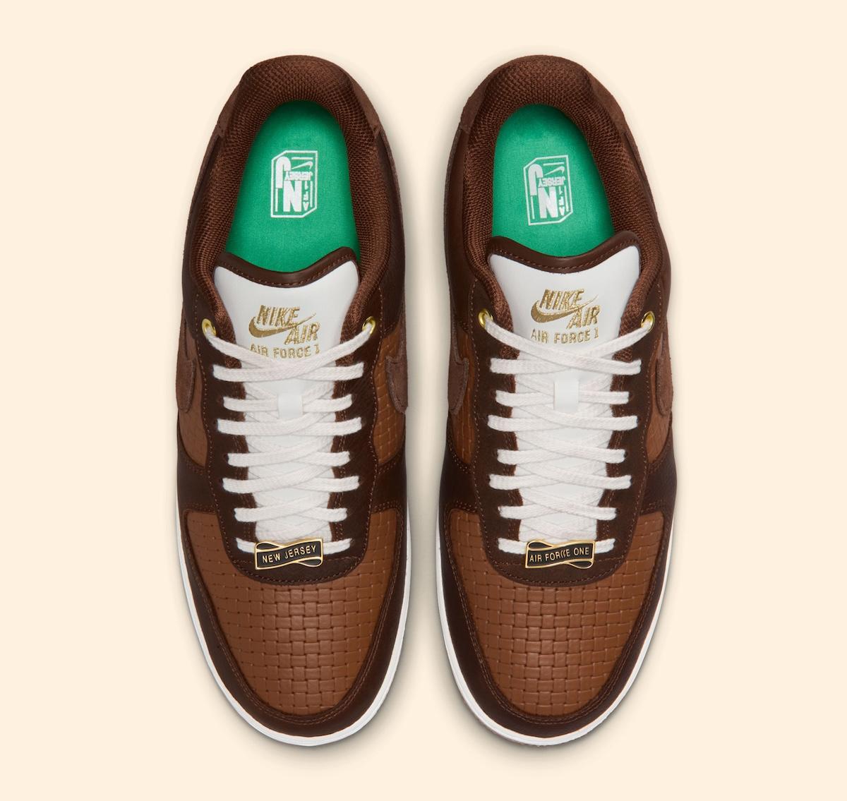耐克 Air Force 1 Low "新澤西州 "以高級棕色皮革慶祝花園之州的誕生 Nike Air Force 1 Low, Nike Air Force 1, Nike - 耐克 Air Force 1 Low "新澤西州 "以高級棕色皮革慶祝花園之州的誕生