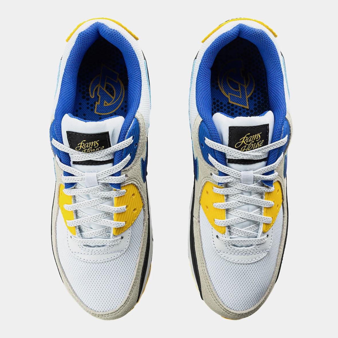 耐克 Air Max 90 "NFL Rivalry" 套件將 49 人隊與公羊隊的對決搬上球鞋 Nike Air Max 90, Nike Air Max, Nike - 耐克 Air Max 90 "NFL Rivalry" 套件將 49 人隊與公羊隊的對決搬上球鞋