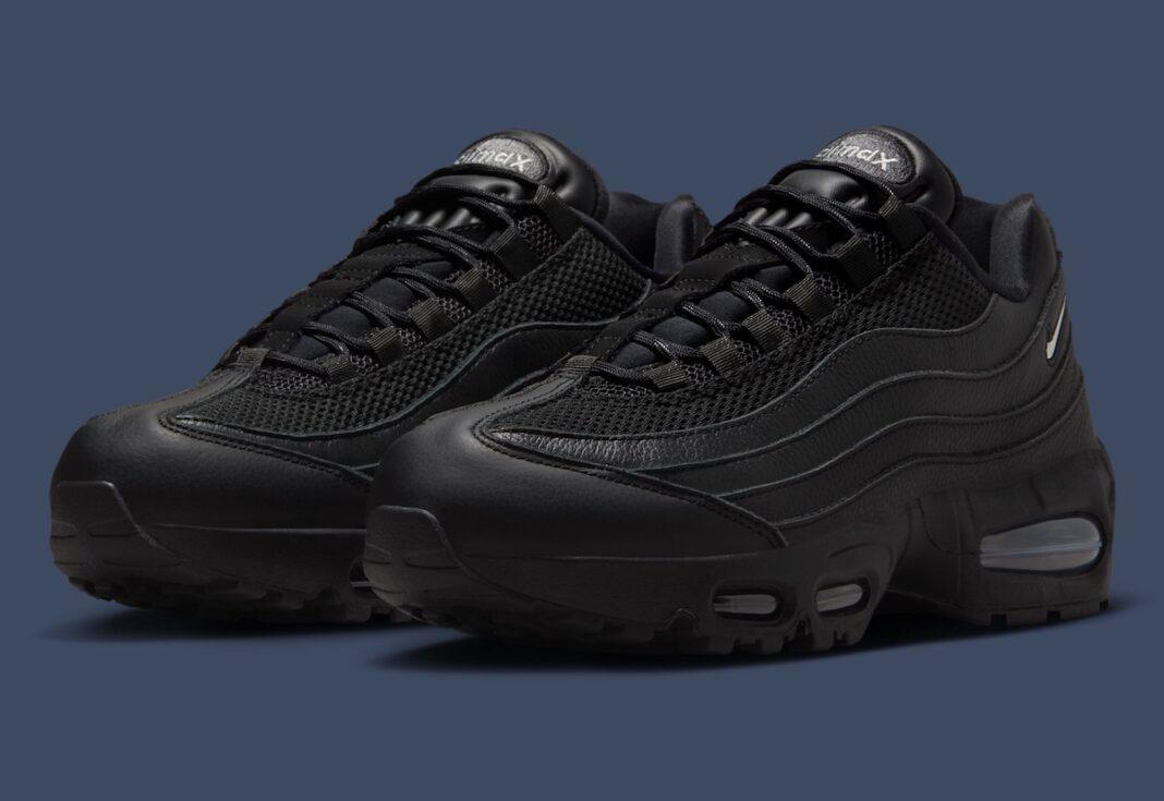 Nike Air Max 95, Nike - 耐克 Air Max 95 "黑色/金屬錫色 "帶來隱形大氣泡能量