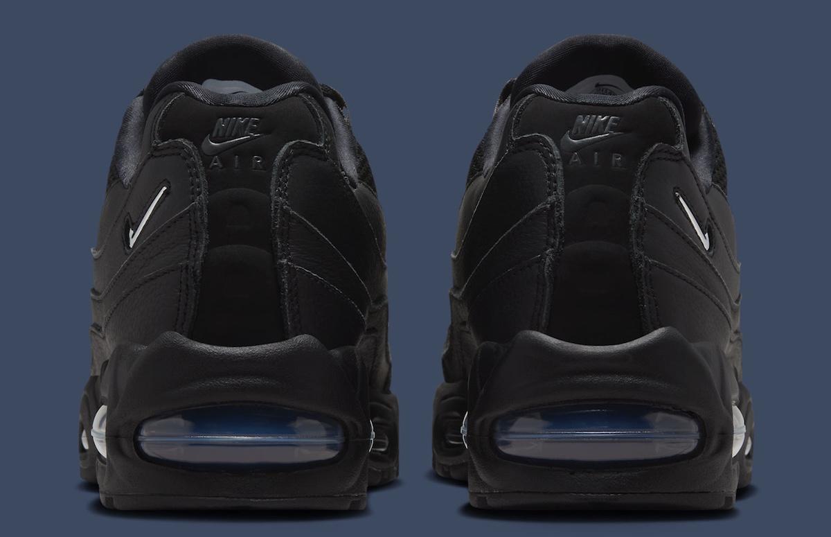 Nike Air Max 95, Nike - 耐克 Air Max 95 "黑色/金屬錫色 "帶來隱形大氣泡能量