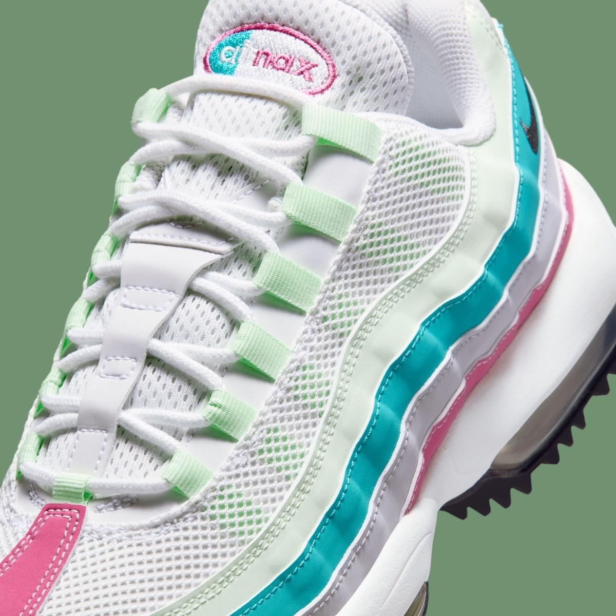 Nike Golf, Nike Air Max 95, Nike Air Max, Nike - 耐克 Air Max 95 高爾夫 "牡丹 "綻放花朵活力