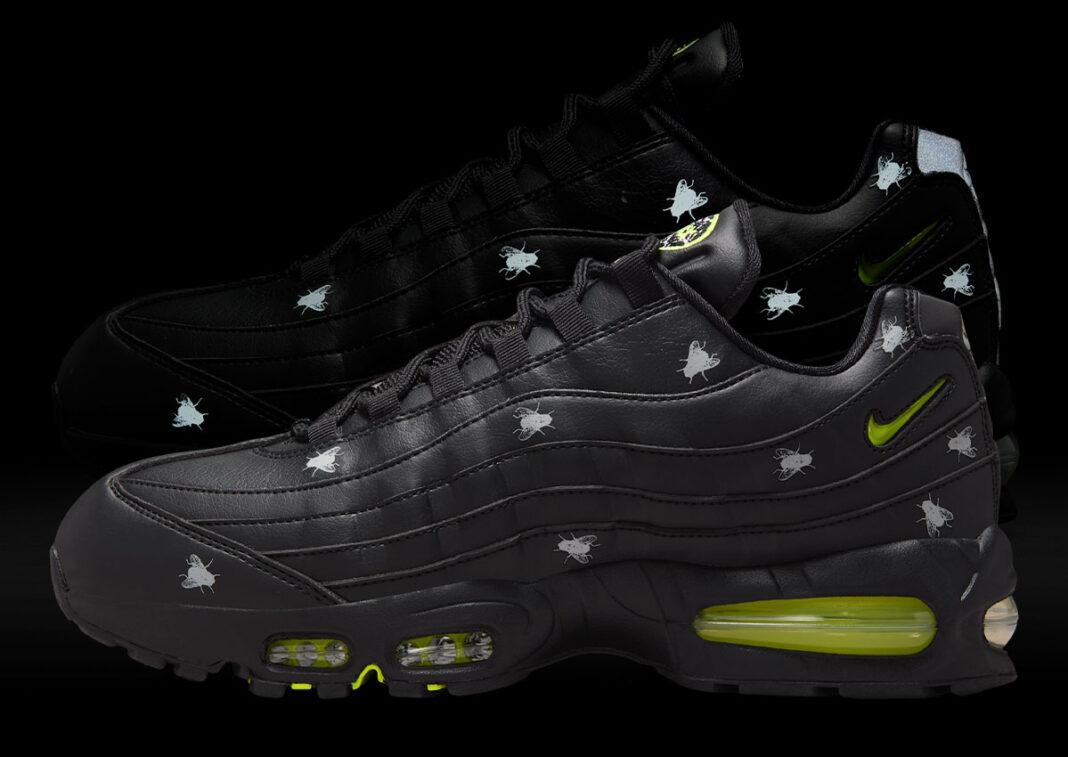 Nike Air Max 95, Nike Air Max, Nike - 耐克 Air Max 95 配有 3M 反光 "蒼蠅 "圖案