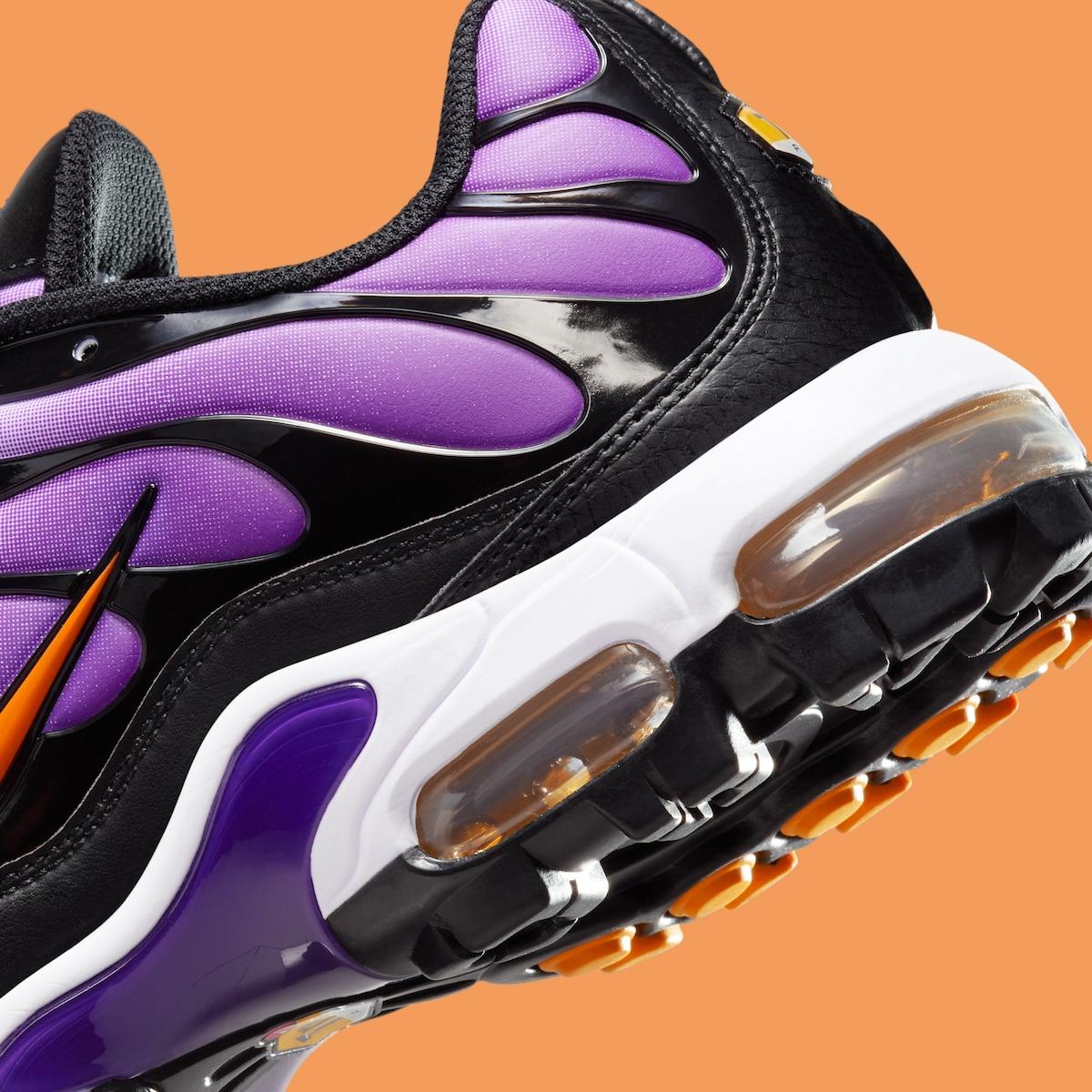 耐克 Air Max Plus 高爾夫新款 "電壓紫 "和 "黑/金屬銀 "色 Nike Golf, Nike Air Max Plus, Nike - 耐克 Air Max Plus 高爾夫新款 "電壓紫 "和 "黑/金屬銀 "色