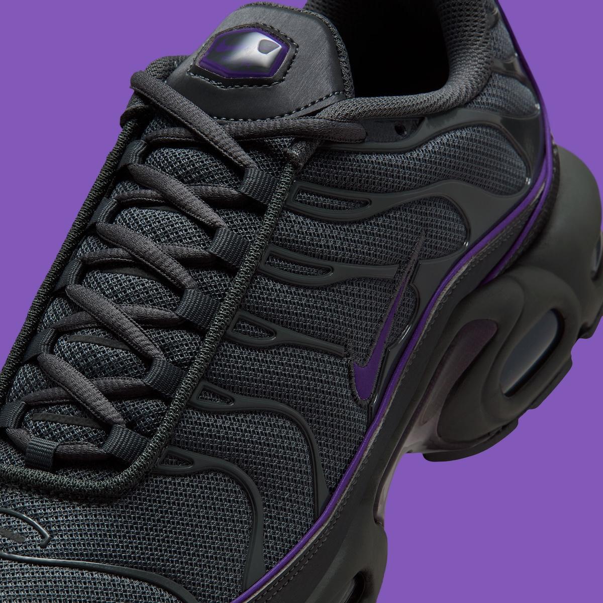 耐克 Air Max Plus "鐵灰色 "搭配 "野葡萄色 "點綴 Nike Air Max Plus, Nike Air Max, Nike - 耐克 Air Max Plus "鐵灰色 "搭配 "野葡萄色 "點綴