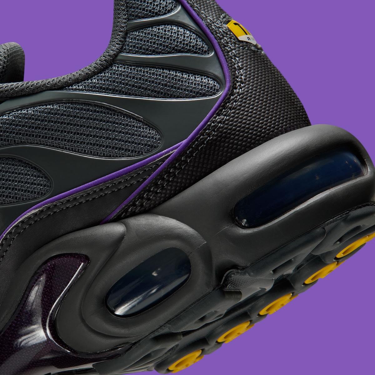 耐克 Air Max Plus "鐵灰色 "搭配 "野葡萄色 "點綴 Nike Air Max Plus, Nike Air Max, Nike - 耐克 Air Max Plus "鐵灰色 "搭配 "野葡萄色 "點綴