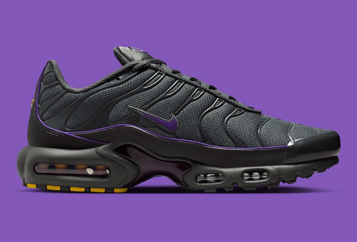 耐克 Air Max Plus "鐵灰色 "搭配 "野葡萄色 "點綴 Nike Air Max Plus, Nike Air Max, Nike - 耐克 Air Max Plus "鐵灰色 "搭配 "野葡萄色 "點綴
