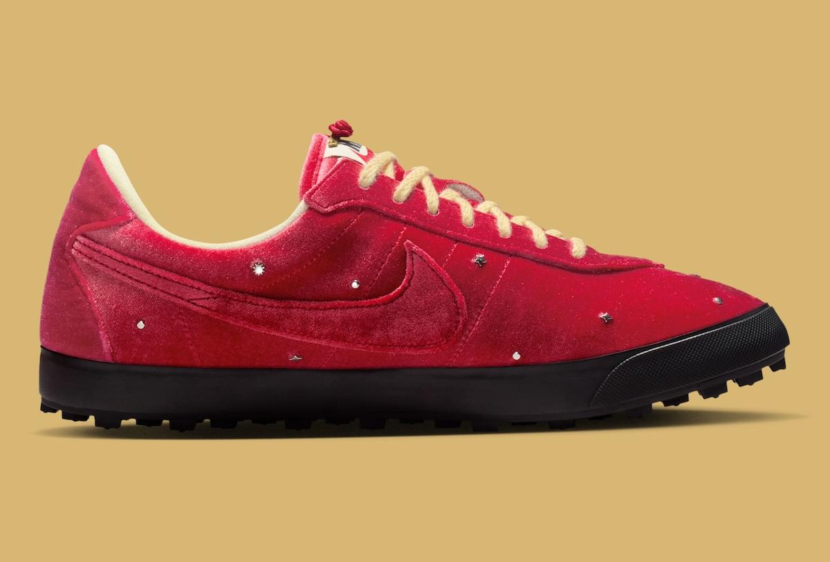 耐克 Astro Grabber "紅色天鵝絨 "配以玫瑰和星星 Nike Astro Grabber, Nike - 耐克 Astro Grabber "紅色天鵝絨 "配以玫瑰和星星