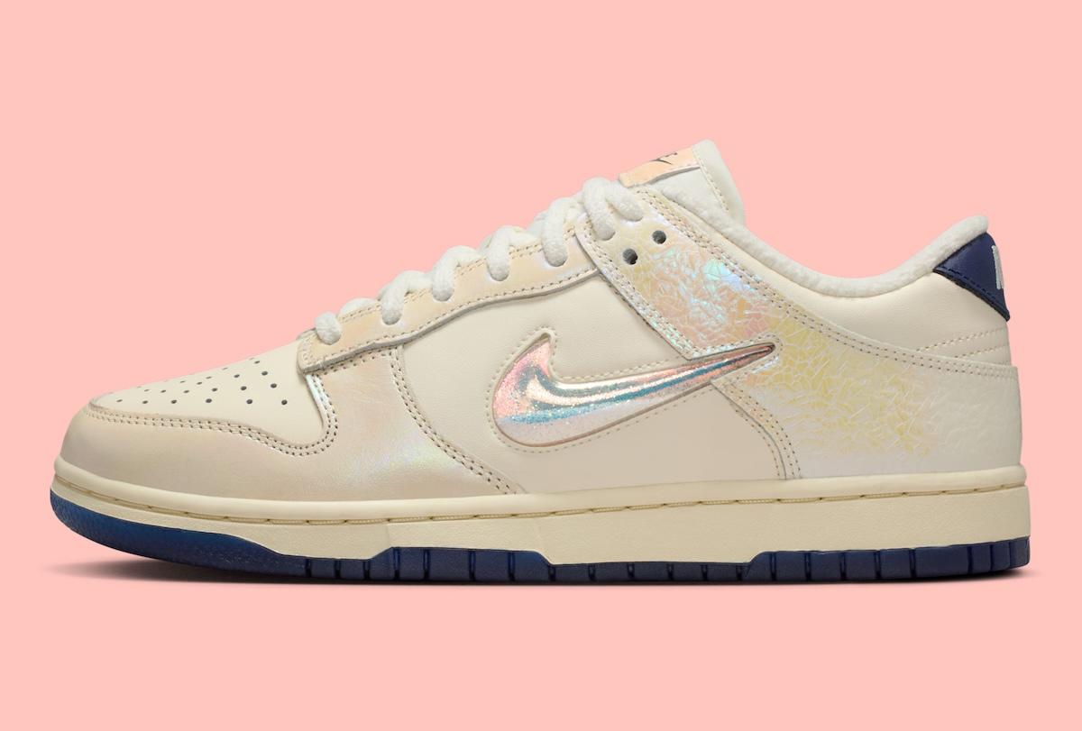 耐克 Dunk Low "軟珍珠 "閃耀寶石 Swoosh Nike Dunk Low, Nike - 耐克 Dunk Low "軟珍珠 "閃耀寶石 Swoosh