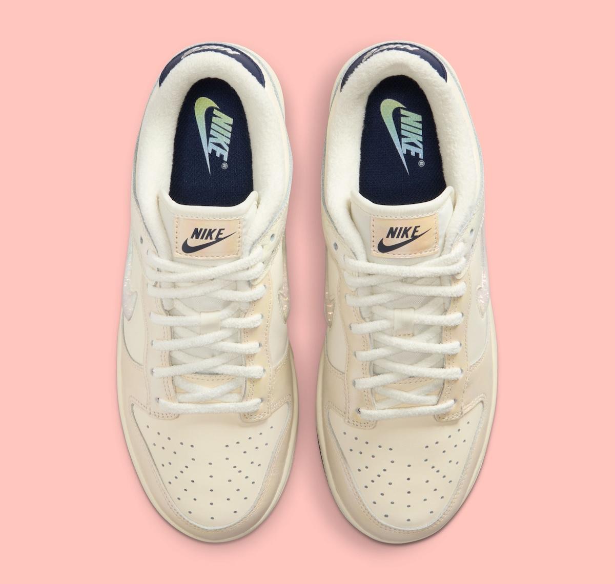 耐克 Dunk Low "軟珍珠 "閃耀寶石 Swoosh Nike Dunk Low, Nike - 耐克 Dunk Low "軟珍珠 "閃耀寶石 Swoosh