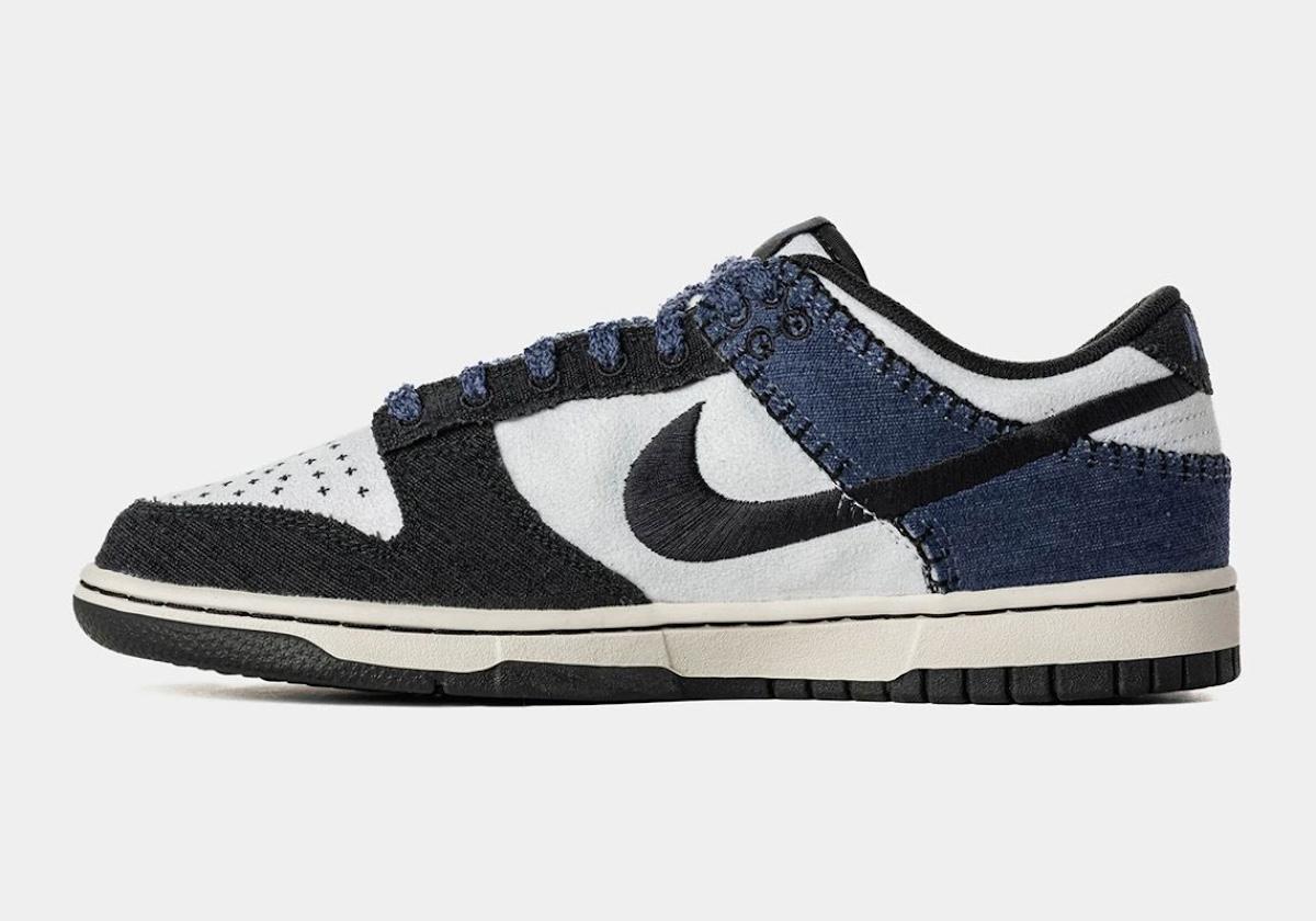 耐克 "沙紫色 "和 "黑色 "低幫鞋拼接款 Shoe Palace, Palace, Nike Dunk Low, Nike - 耐克 "沙紫色 "和 "黑色 "低幫鞋拼接款