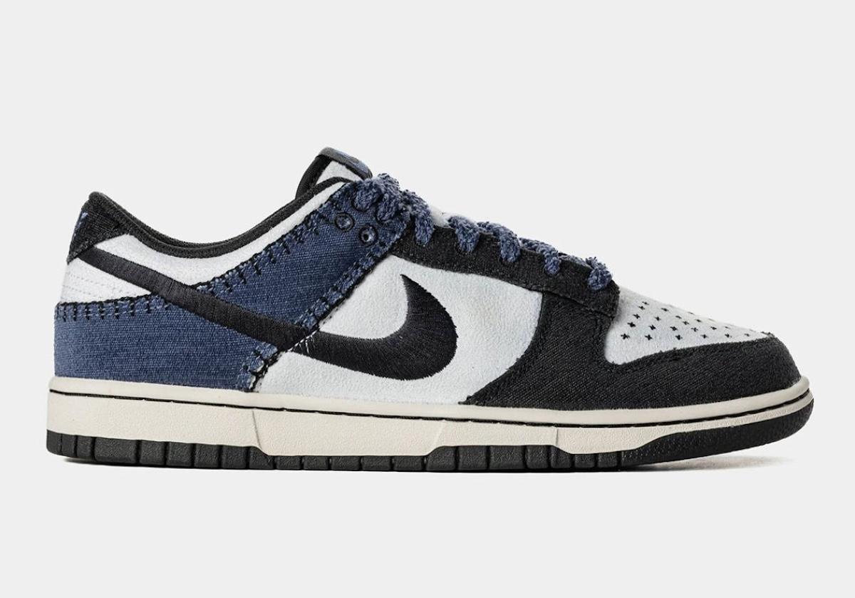 耐克 "沙紫色 "和 "黑色 "低幫鞋拼接款 Shoe Palace, Palace, Nike Dunk Low, Nike - 耐克 "沙紫色 "和 "黑色 "低幫鞋拼接款