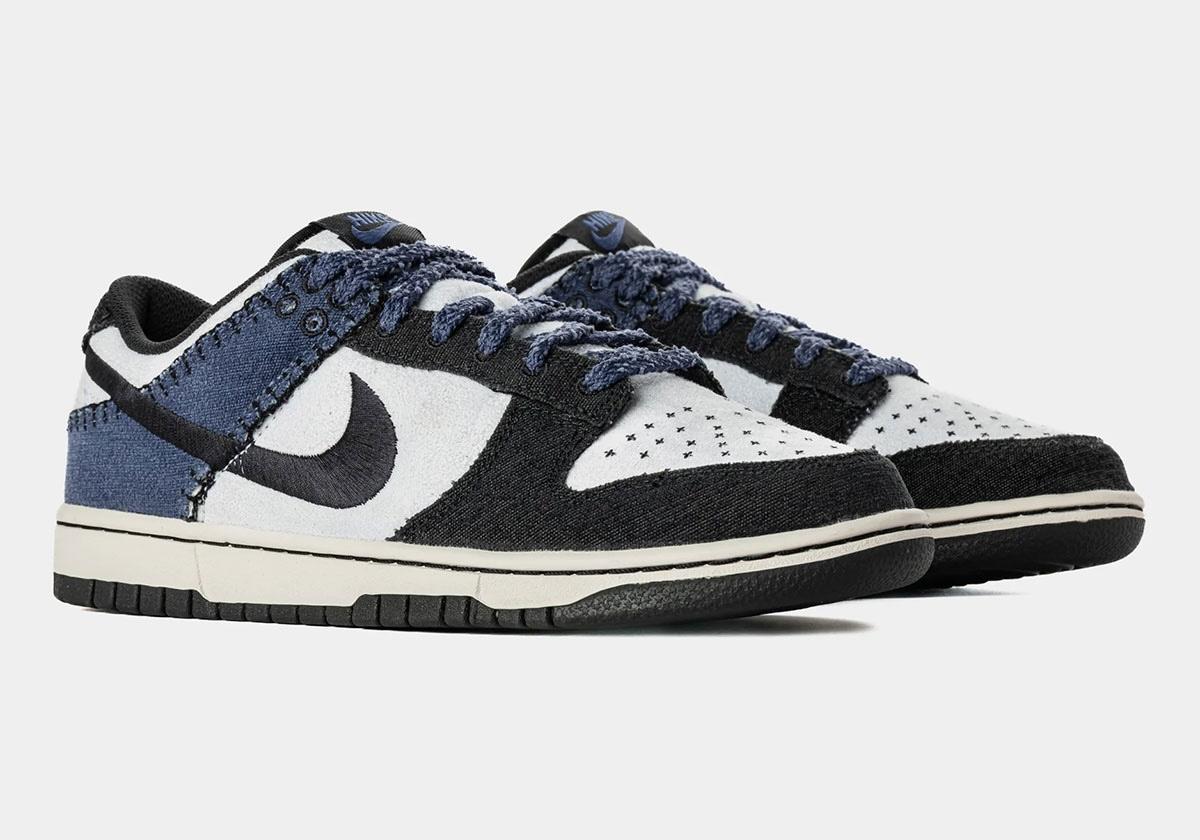 耐克 "沙紫色 "和 "黑色 "低幫鞋拼接款 Shoe Palace, Palace, Nike Dunk Low, Nike - 耐克 "沙紫色 "和 "黑色 "低幫鞋拼接款