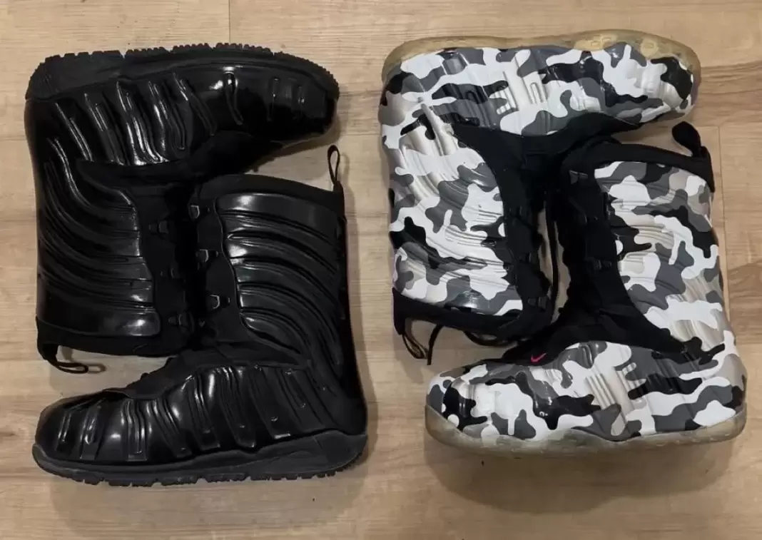 Nike Air Foamposite One, Nike - 耐克 Foamposite 單板滑雪靴樣品重見天日
