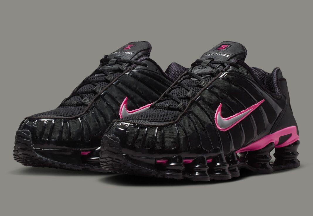 Nike Shox, Nike - 耐克 Shox TL "黑/粉紅 "完美撞色
