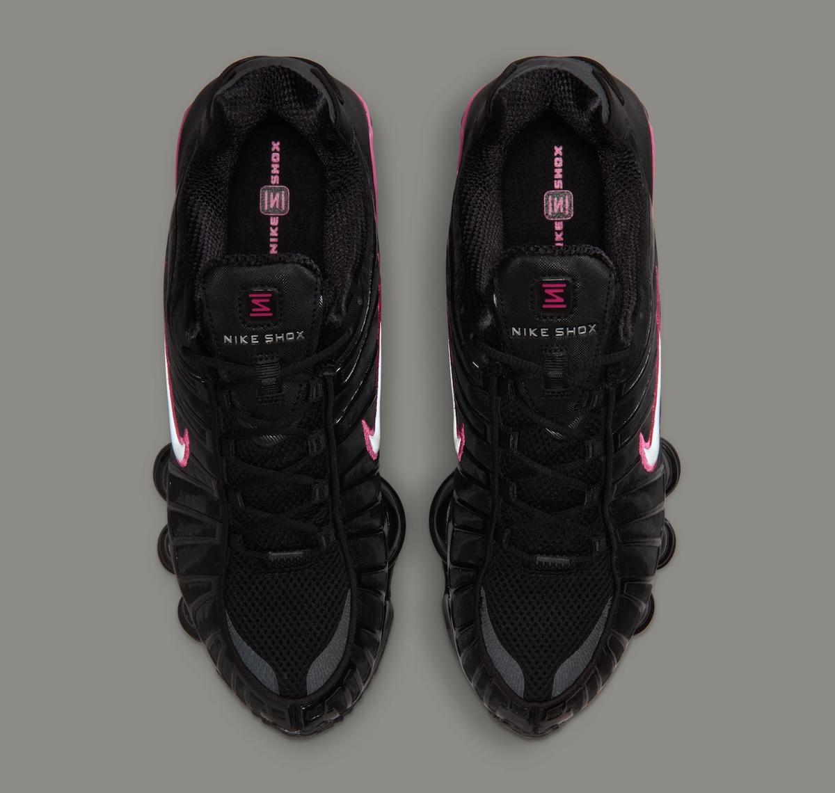 Nike Shox, Nike - 耐克 Shox TL "黑/粉紅 "完美撞色