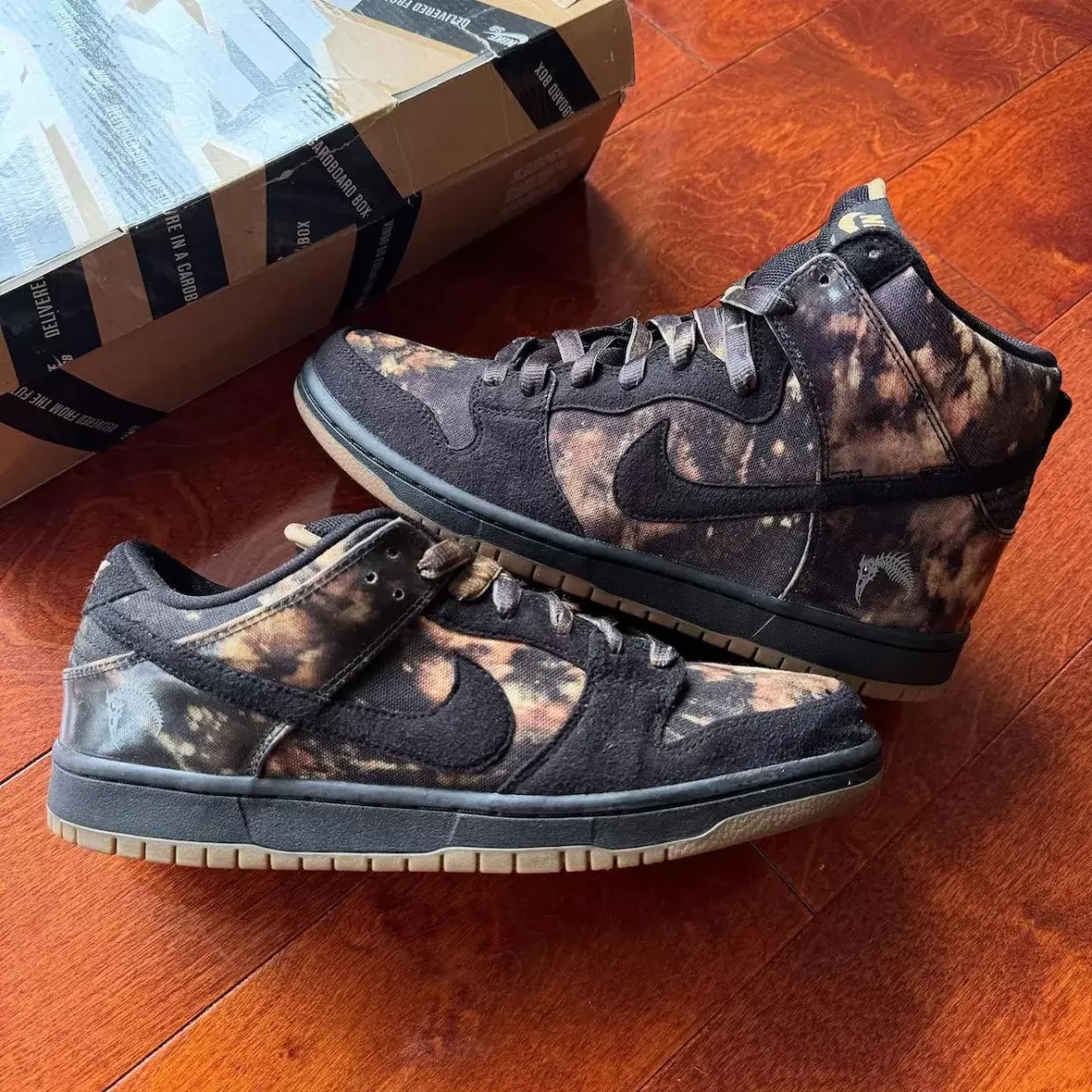 2012 年未曝光的 Pushead x Nike SB Dunk High 樣品浮出水面 Pushead, Nike SB Dunk Low, Nike SB Dunk High, Nike - 2012 年未曝光的 Pushead x Nike SB Dunk High 樣品浮出水面