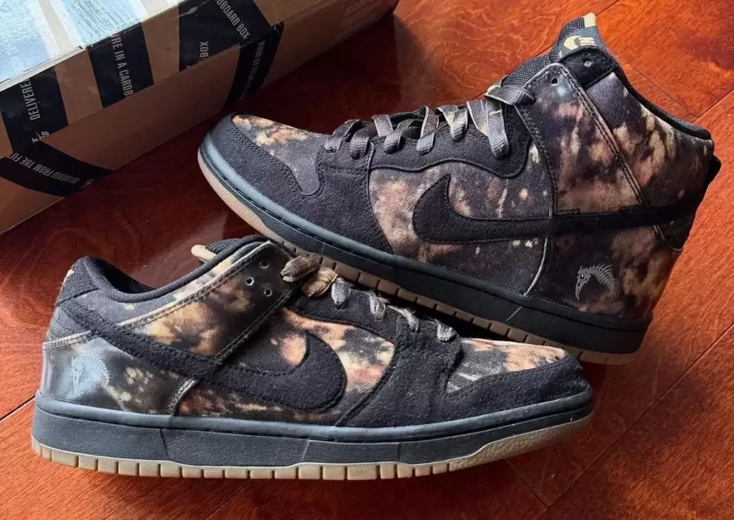 Pushead, Nike SB Dunk Low, Nike SB Dunk High, Nike - 2012 年未曝光的 Pushead x Nike SB Dunk High 樣品浮出水面