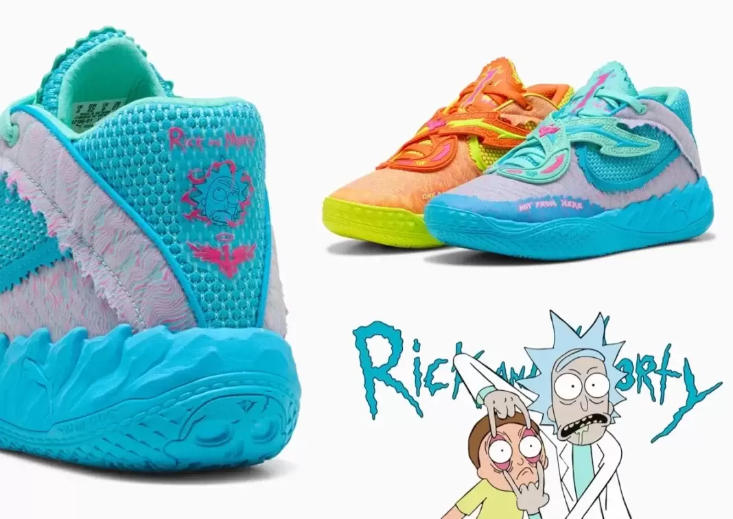 瑞克和莫蒂 x PUMA MB.05 將卡通混沌帶回球場 Rick and Morty, PUMA MB.05, Puma - 瑞克和莫蒂 x PUMA MB.05 將卡通混沌帶回球場