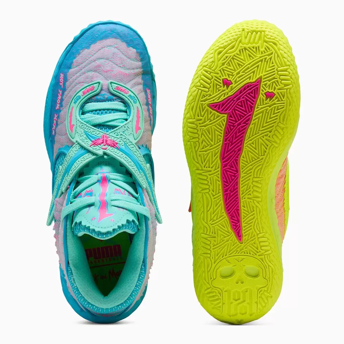 瑞克和莫蒂 x PUMA MB.05 將卡通混沌帶回球場 Rick and Morty, PUMA MB.05, Puma - 瑞克和莫蒂 x PUMA MB.05 將卡通混沌帶回球場