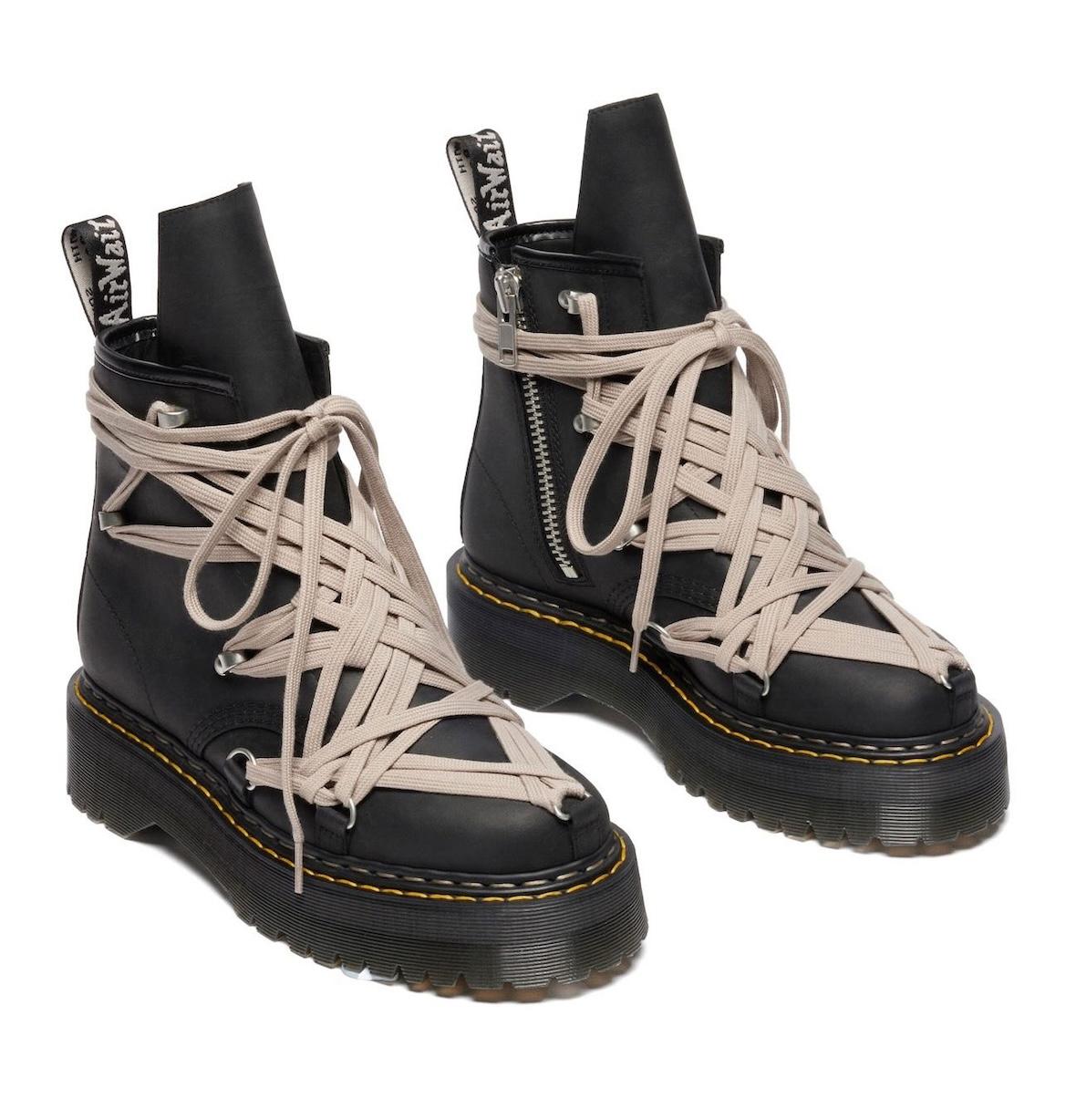 瑞克-歐文斯 x Dr. Martens 2025 秋季系列為大膽的高台靴注入活力 Rick Owens - 瑞克-歐文斯 x Dr. Martens 2025 秋季系列為大膽的高台靴注入活力