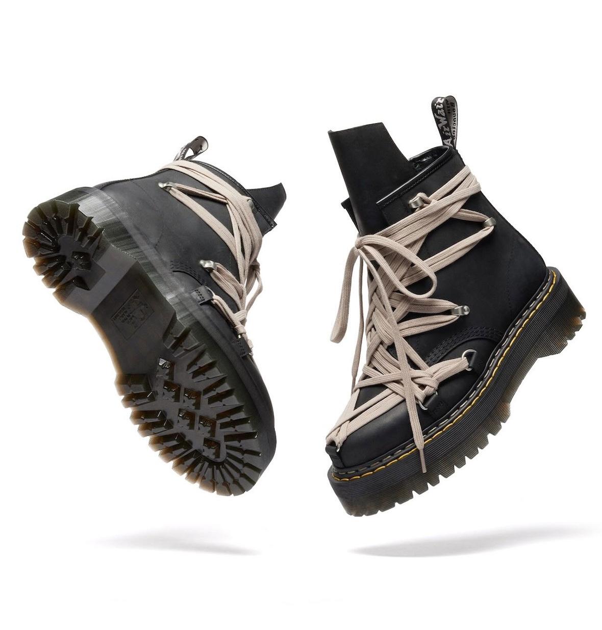 瑞克-歐文斯 x Dr. Martens 2025 秋季系列為大膽的高台靴注入活力 Rick Owens - 瑞克-歐文斯 x Dr. Martens 2025 秋季系列為大膽的高台靴注入活力